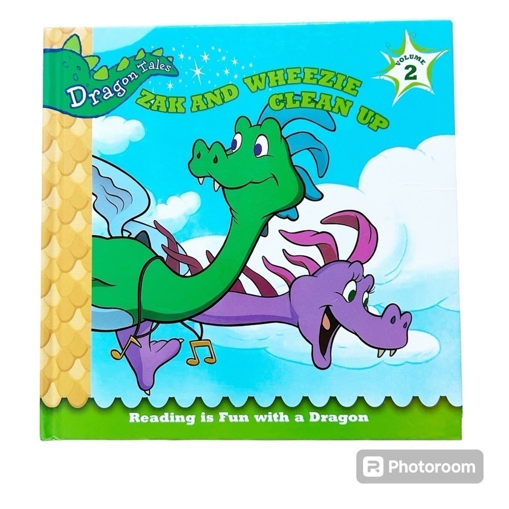 Dragon Tales Zac And Wheezie Clean Up Reading is fun with a dragon 2004